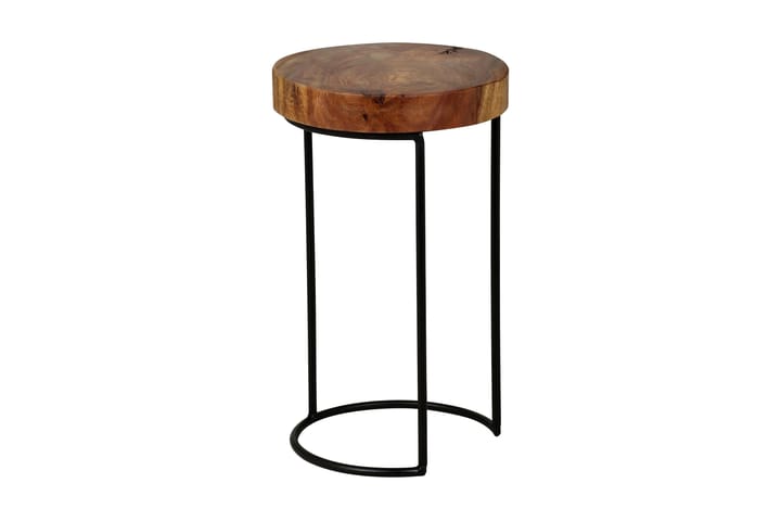 Sivupöytä Dippertown 28 cm - Puu/Luonnonväri - Huonekalut - Pöytä & ruokailuryhmä - Apupöytä & sivupöytä - Lamppupöytä