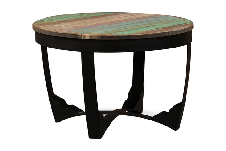 Sivupöytä kierrätetty täyspuu 60x40 cm - Musta - Huonekalut - Pöytä & ruokailuryhmä - Apupöytä & sivupöytä - Lamppupöytä