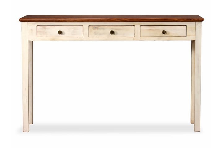 Sivupöytä kiinteä seesam- ja mangopuu 120x30x76 cm - Ruskea - Huonekalut - Pöytä & ruokailuryhmä - Apupöytä & sivupöytä - Lamppupöytä