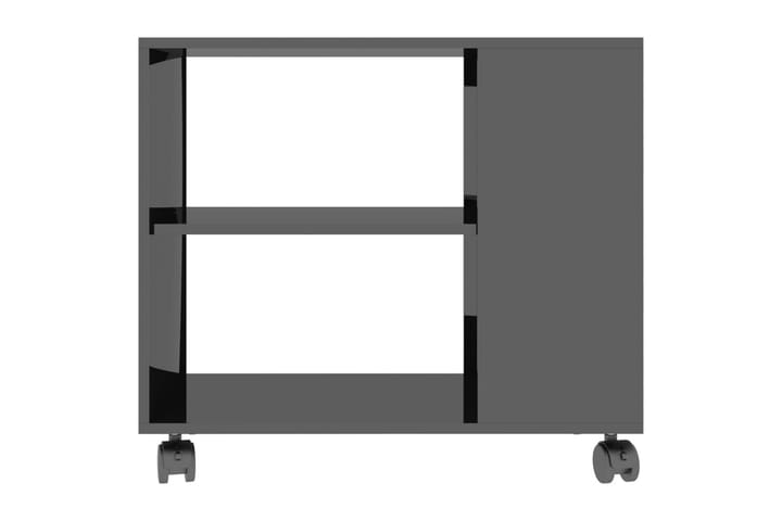Sivupöytä korkeakiilto musta 70x35x55 cm lastulevy - Huonekalut - Pöytä & ruokailuryhmä - Apupöytä & sivupöytä - Lamppupöytä