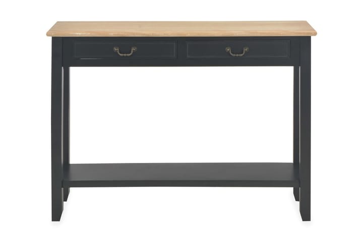 Sivupöytä musta 110x35x80 cm puu - Musta - Huonekalut - Pöydät & ruokailuryhmät - Apupöytä & sivupöytä - Lamppupöytä
