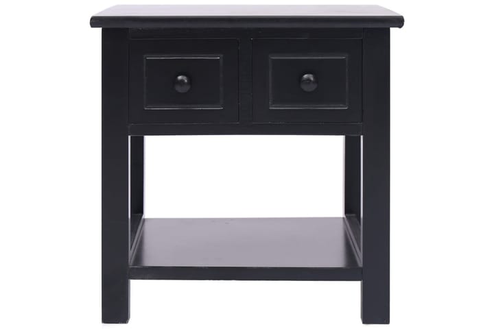 Sivupöytä musta 40x40x40 cm keisaripuu - Musta - Huonekalut - Pöytä & ruokailuryhmä - Apupöytä & sivupöytä - Yöpöytä