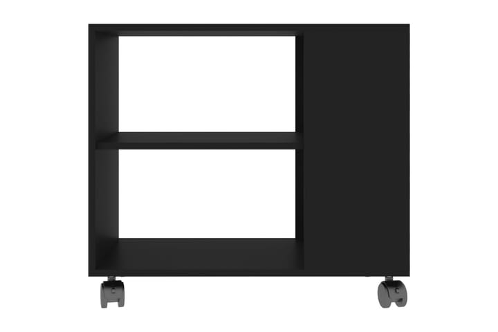 Sivupöytä musta 70x35x55 cm lastulevy - Huonekalut - Pöytä & ruokailuryhmä - Apupöytä & sivupöytä - Lamppupöytä
