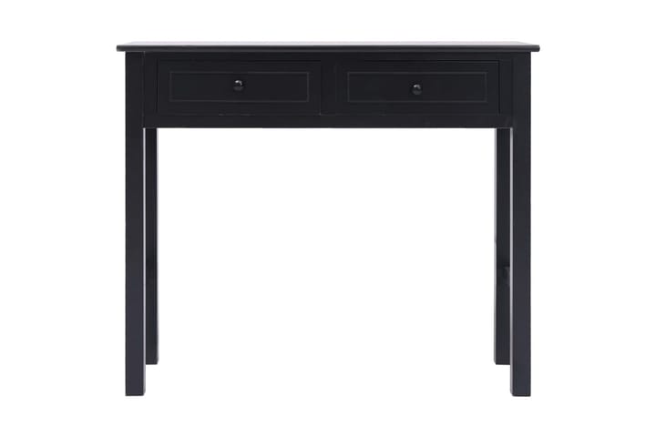 Sivupöytä musta 90x30x77 cm puu - Musta - Huonekalut - Pöytä & ruokailuryhmä - Apupöytä & sivupöytä - Tarjotinpöytä & pikkupöytä