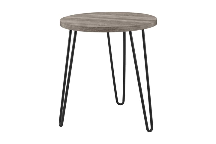 Sivupöytä Owen 50 cm Harmaa - Dorel Home - Huonekalut - Pöydät & ruokailuryhmät - Apupöytä & sivupöytä - Lamppupöytä