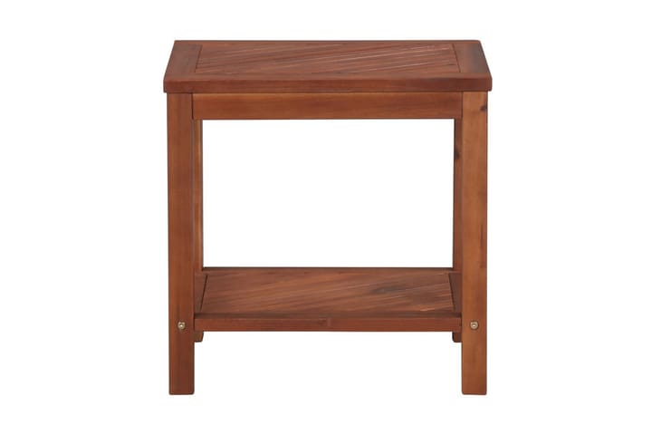 Sivupöytä täysi akaasiapuu 45x33x45 cm - Ruskea - Huonekalut - Pöytä & ruokailuryhmä - Apupöytä & sivupöytä - Lamppupöytä