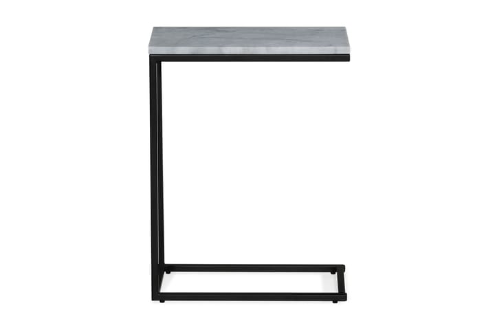 Sivupöytä Titania 45 cm Marmori - Harmaa/Musta - Huonekalut - Pöydät & ruokailuryhmät - Apupöytä & sivupöytä - Tarjotinpöytä & pikkupöytä