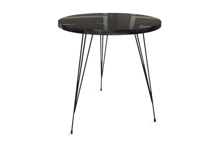 Sivupöytä Ubbeboda 40 cm - Musta/Valkoinen - Huonekalut - Pöytä & ruokailuryhmä - Apupöytä & sivupöytä - Lamppupöytä