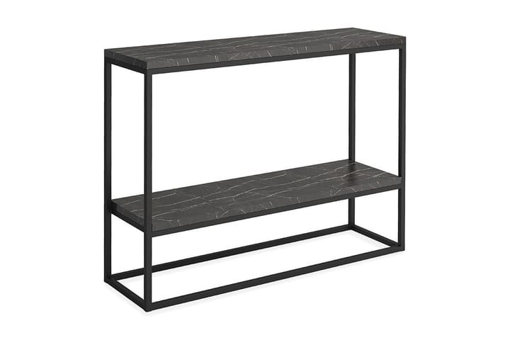 Sivupöytä Walden 30 cm - Marmori/Musta - Puutarhakalusteet - Terassipöydät - Sivupöydät ulos