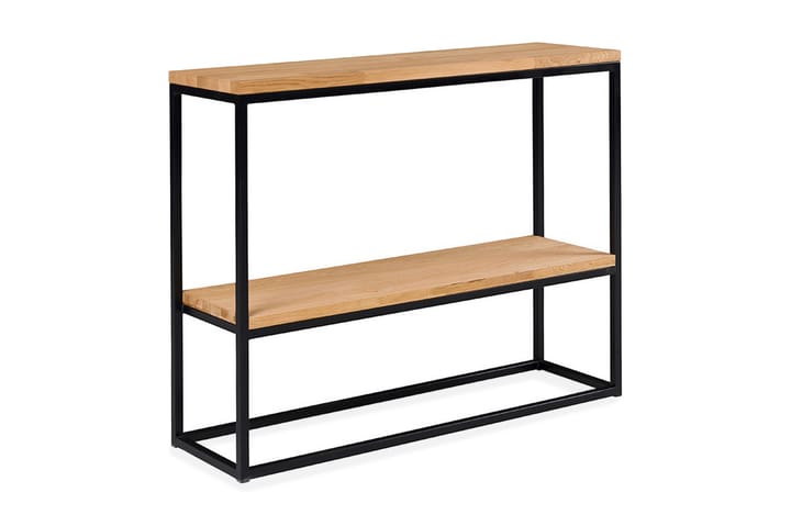 Sivupöytä Walden 30 cm - Tammi/Musta - Huonekalut - Pöydät & ruokailuryhmät - Apupöytä & sivupöytä - Tarjotinpöytä & pikkupöytä