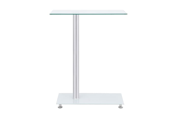U-muotoinen sivupöytä läpinäkyvä 45x30x58 cm karkaistu lasi - Läpinäkyvä - Huonekalut - Pöytä & ruokailuryhmä - Apupöytä & sivupöytä - Tarjotinpöytä & pikkupöytä