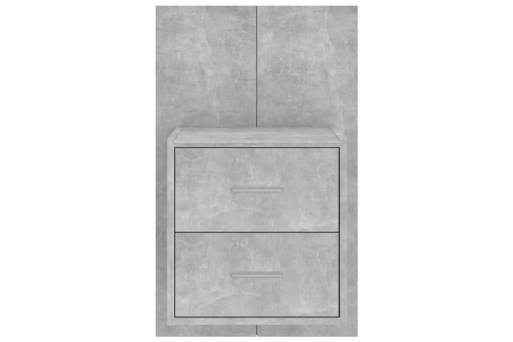 Seinäkiinnitettävä yöpöytä betoninharmaa - Harmaa - Huonekalut - Pöytä & ruokailuryhmä - Apupöytä & sivupöytä - Yöpöytä