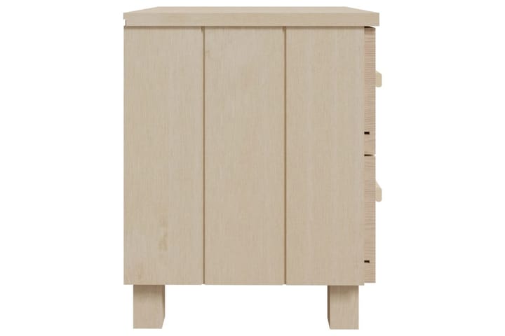 Yöpöydät 2 kpl hunajanruskea 40x35x44,5 cm täysi mänty - Ruskea - Huonekalut - Pöydät & ruokailuryhmät - Apupöytä & sivupöytä - Yöpöytä