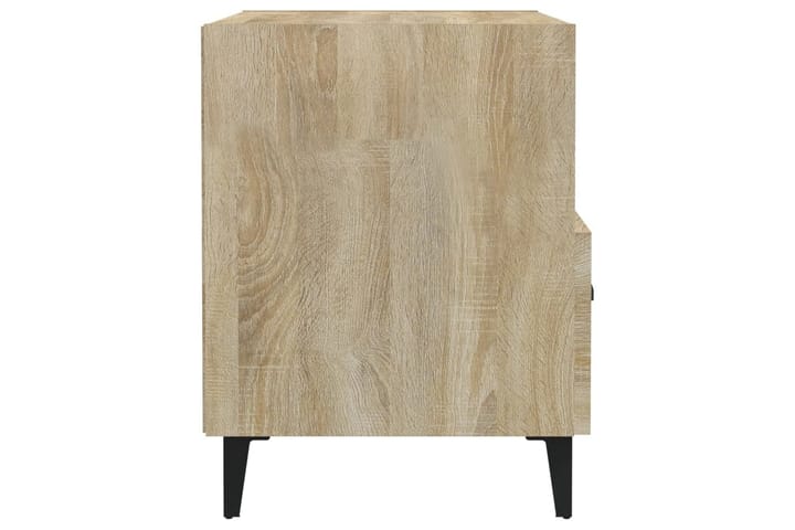 Yöpöydät 2 kpl Sonoma-tammi tekninen puu - Ruskea - Huonekalut - Pöytä & ruokailuryhmä - Apupöytä & sivupöytä - Yöpöytä