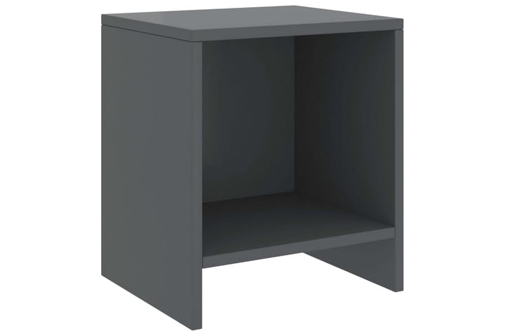Yöpöydät 2 kpl tummanharmaa 35x30x40 cm täysi mänty - Huonekalut - Pöydät & ruokailuryhmät - Apupöytä & sivupöytä - Yöpöytä