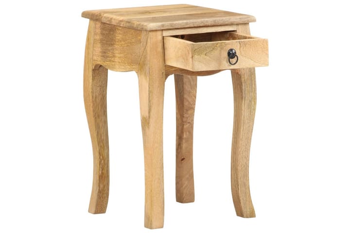 Yöpöytä 28x28x46 cm täysi mangopuu - Ruskea - Huonekalut - Pöydät & ruokailuryhmät - Apupöytä & sivupöytä - Tarjotinpöytä & pikkupöytä