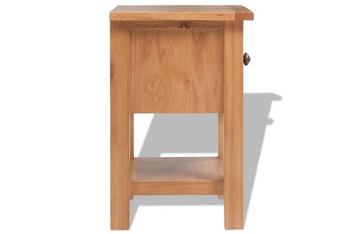 Yöpöytä 36x30x47 cm täystammi - Ruskea - Huonekalut - Pöydät & ruokailuryhmät - Apupöytä & sivupöytä - Yöpöytä