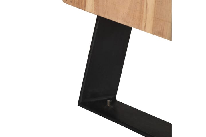 Yöpöytä 40x30x50 cm täysi akaasiapuu luonnolliset puureunat - Ruskea - Huonekalut - Pöytä & ruokailuryhmä - Apupöytä & sivupöytä - Yöpöytä