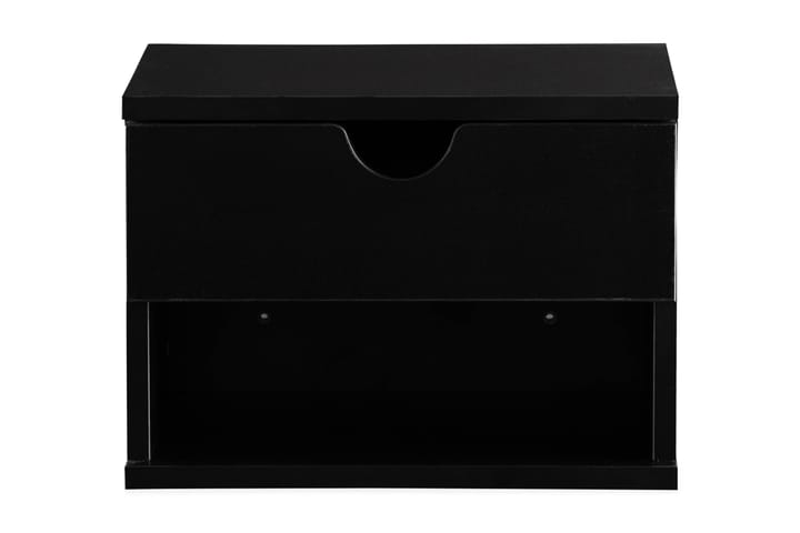 Yöpöytä Fernille 35x32 cm - Musta - Huonekalut - Pöytä & ruokailuryhmä - Apupöytä & sivupöytä - Yöpöytä