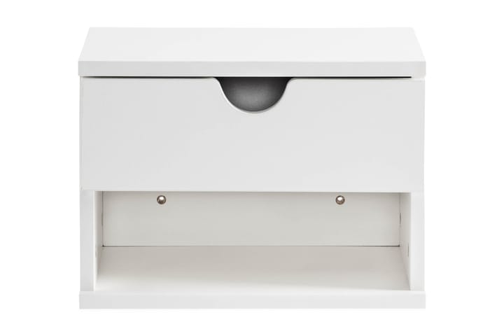 Yöpöytä Fernille 35x32 cm - Valkoinen - Huonekalut - Pöytä & ruokailuryhmä - Apupöytä & sivupöytä - Yöpöytä