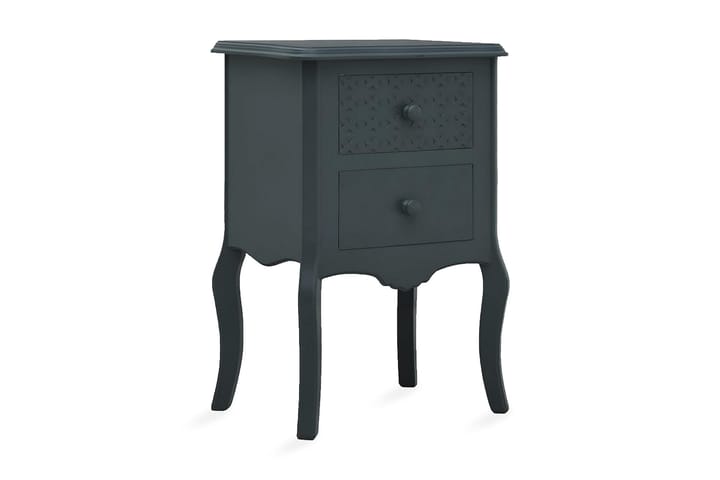Yöpöytä harmaa 43x32x65 cm MDF - Harmaa - Huonekalut - Pöydät & ruokailuryhmät - Apupöytä & sivupöytä - Yöpöytä