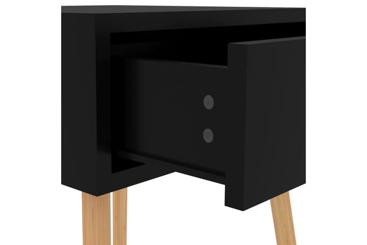 Yöpöytä korkeakiilto musta 40x40x56 cm lastulevy - Musta - Huonekalut - Pöytä & ruokailuryhmä - Apupöytä & sivupöytä - Yöpöytä