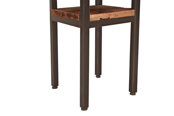 Yöpöytä Limerick 31 cm Säilytyksellä Hylly - Rustiikki jalava/Musta - Huonekalut - Pöytä & ruokailuryhmä - Apupöytä & sivupöytä - Yöpöytä