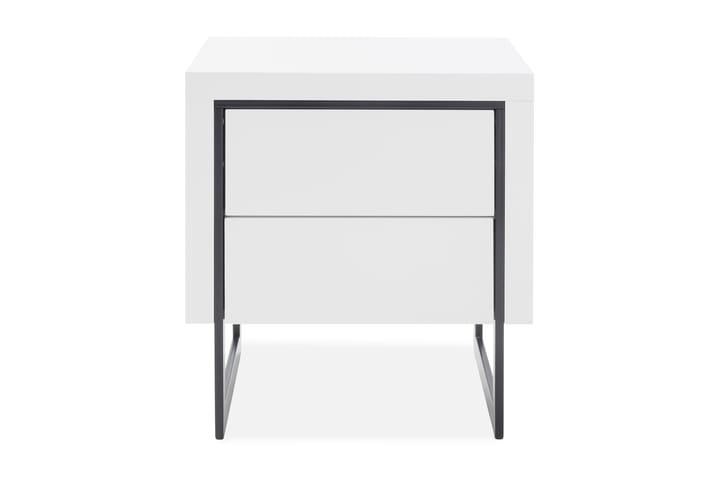 Yöpöytä Meadowfoot 50 cm - Valkoinen/Antrasiitti - Huonekalut - Pöytä & ruokailuryhmä - Apupöytä & sivupöytä - Yöpöytä
