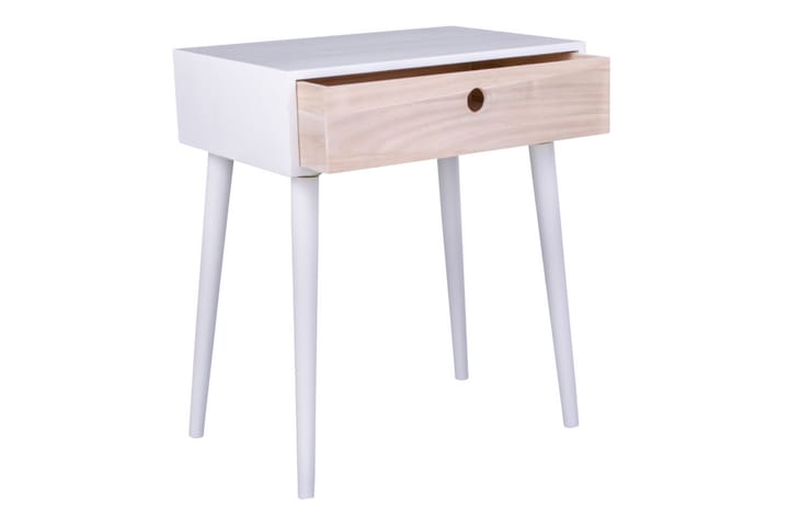 Yöpöytä Scandic Valkoinen - Huonekalut - Pöydät & ruokailuryhmät - Apupöytä & sivupöytä - Yöpöytä