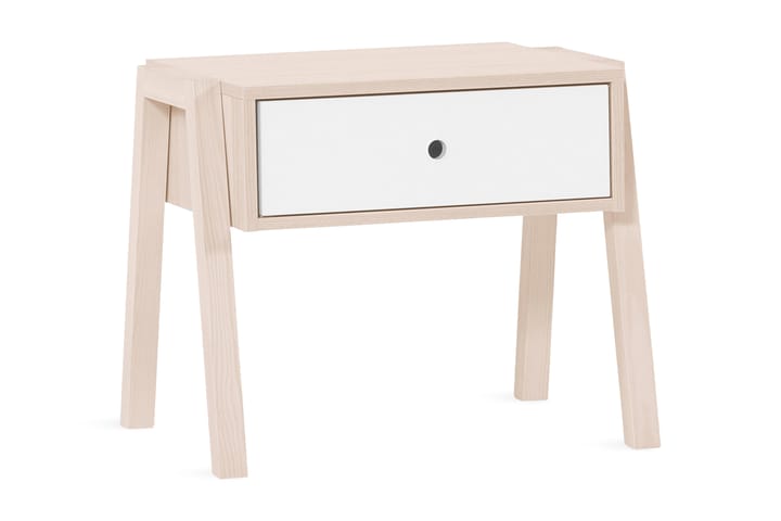 Yöpöytä Spot 58 cm Säilytykselläslåa Luonnonväri/Valkoinen - VOX - Huonekalut - Pöytä & ruokailuryhmä - Apupöytä & sivupöytä - Yöpöytä