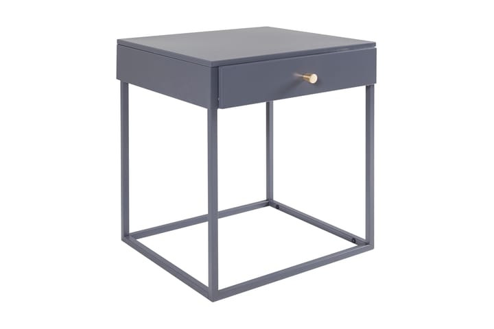 Yöpöytä Tamarie 43 cm Säilytyksellä Laatikko - Vaaleanharmaa - Huonekalut - Pöydät & ruokailuryhmät - Apupöytä & sivupöytä - Yöpöytä