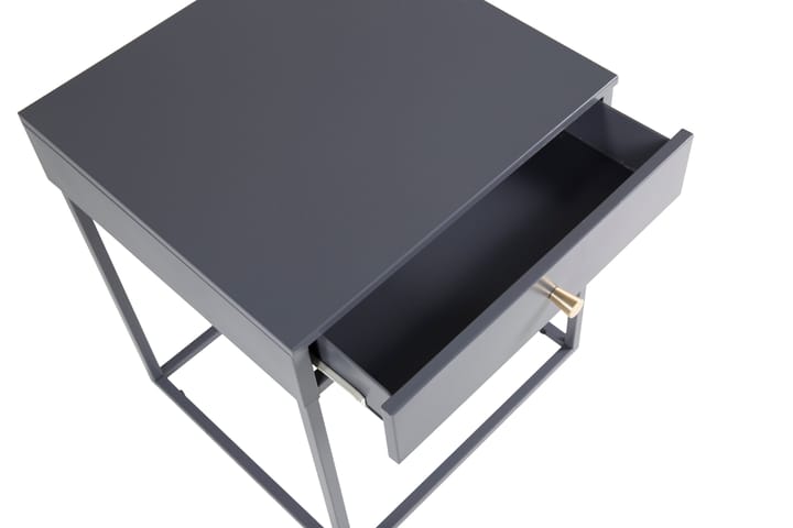 Yöpöytä Tamarie 43 cm Säilytyksellä Laatikko - Vaaleanharmaa - Huonekalut - Pöytä & ruokailuryhmä - Apupöytä & sivupöytä - Yöpöytä