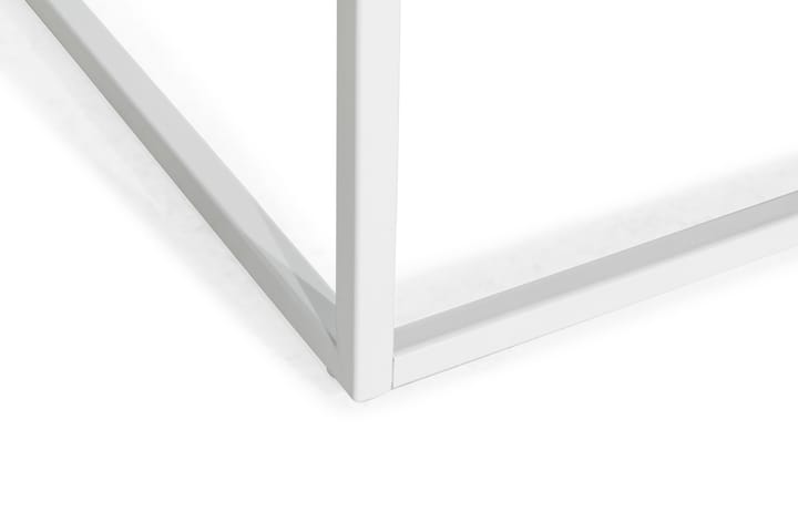 Yöpöytä Titania 40 cm Marmori - Valkoinen - Huonekalut - Pöytä & ruokailuryhmä - Apupöytä & sivupöytä - Yöpöytä