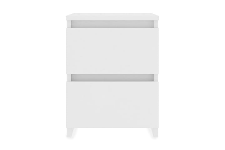 Yöpöytä valkoinen 30x30x40 cm lastulevy - Valkoinen - Huonekalut - Pöytä & ruokailuryhmä - Apupöytä & sivupöytä - Yöpöytä