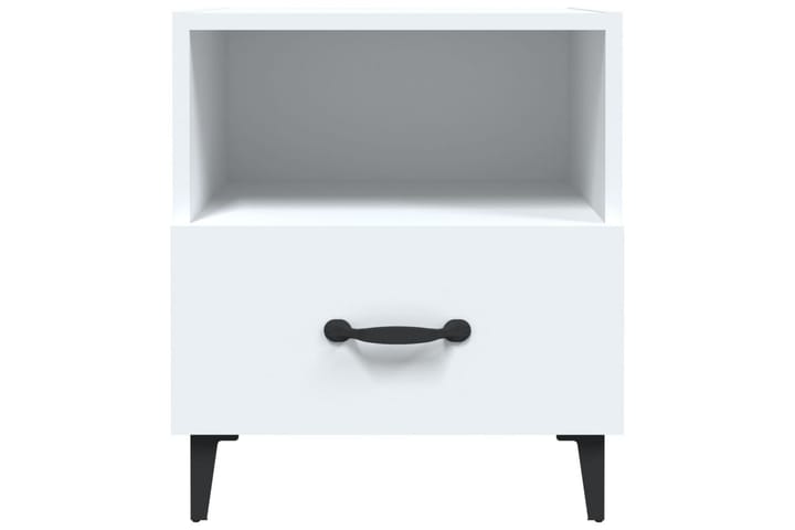 Yöpöytä valkoinen tekninen puu - Valkoinen - Huonekalut - Pöytä & ruokailuryhmä - Apupöytä & sivupöytä - Yöpöytä