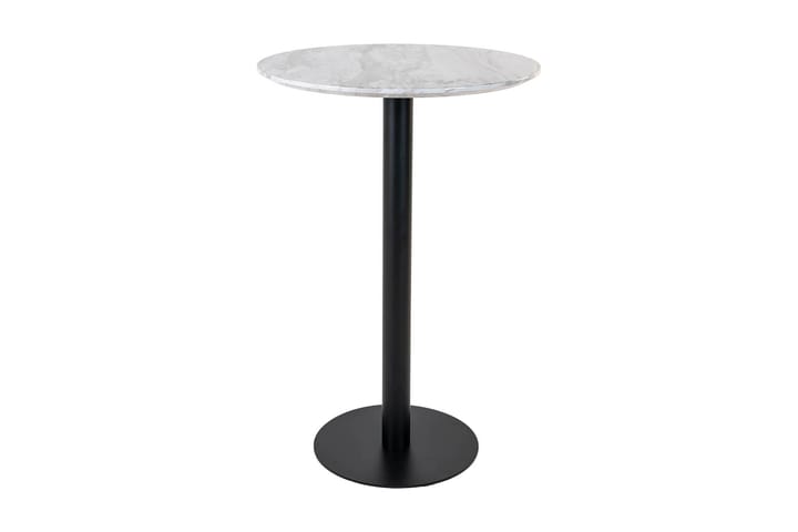 Baaripöytä Emington 70 cm Pyöreä - Valkoinen/Harmaa/Musta - Huonekalut - Pöytä & ruokailuryhmä - Baaripöydät & seisomapöydät