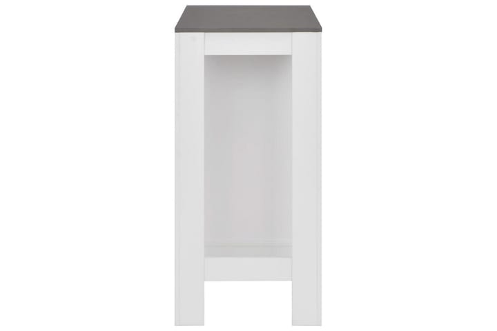 Baaripöytä hyllyllä valkoinen 110x50x103 cm - Valkoinen - Huonekalut - Pöydät - Baaripöydät & seisomapöydät