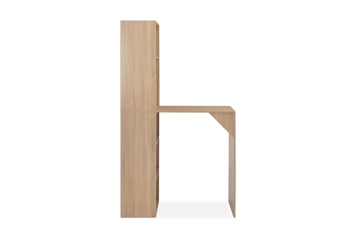 Baaripöytä kaapilla tammi 115x59x200 cm - Ruskea - Huonekalut - Pöydät - Baaripöydät & seisomapöydät