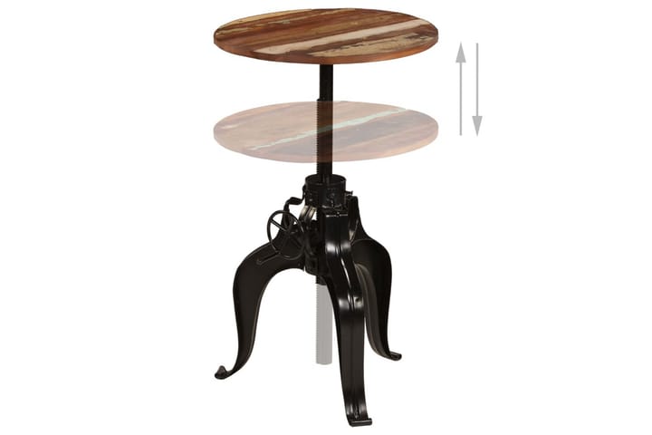 Baaripöytä kierrätetty puu 60x(76-110) cm - Ruskea - Huonekalut - Pöytä & ruokailuryhmä - Baaripöydät & seisomapöydät