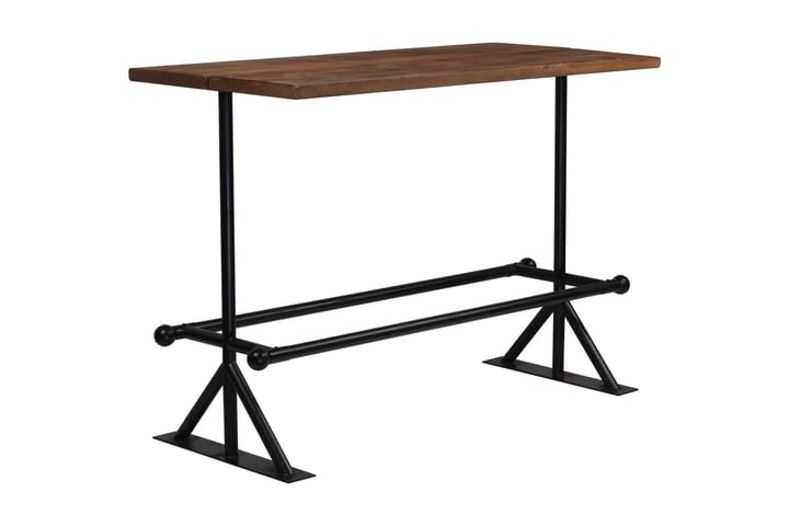 Baaripöytä kierrätetty puu tummanruskea 150x70x107 cm - Ruskea - Huonekalut - Pöytä & ruokailuryhmä - Baaripöydät & seisomapöydät