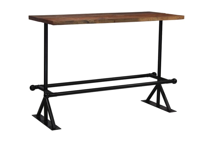 Baaripöytä kierrätetty puu tummanruskea 150x70x107 cm - Ruskea - Huonekalut - Pöytä & ruokailuryhmä - Baaripöydät & seisomapöydät
