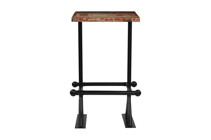 Baaripöytä kierrätyspuu 60x60x107 cm monivärinen - Monivärinen - Huonekalut - Pöydät - Baaripöydät & seisomapöydät