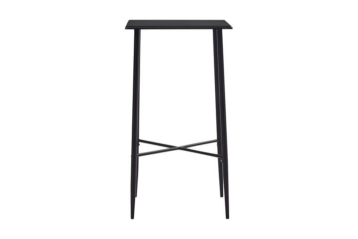 Baaripöytä musta 60x60x111 cm MDF - Musta - Huonekalut - Pöydät - Baaripöydät & seisomapöydät