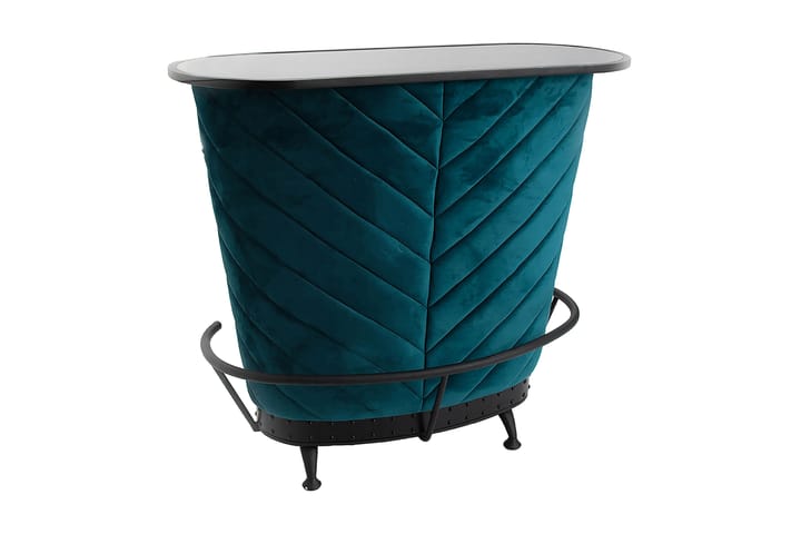 Baaripöytä Muxlow 120x104 cm - Sininen - Huonekalut - Tuolit - Nojatuoli - Lepotuolit