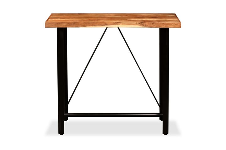 Baaripöytä täysi akaasiapuu 120x60x107 cm - Ruskea - Huonekalut - Pöytä & ruokailuryhmä - Baaripöydät & seisomapöydät
