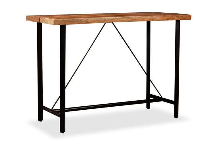 Baaripöytä täysi akaasiapuu 150x70x107 cm - Ruskea - Huonekalut - Pöydät - Baaripöydät & seisomapöydät