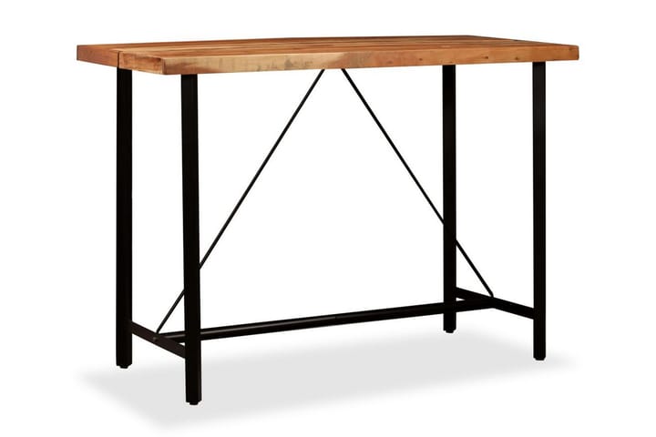 Baaripöytä täysi akaasiapuu 150x70x107 cm - Ruskea - Huonekalut - Pöydät - Baaripöydät & seisomapöydät