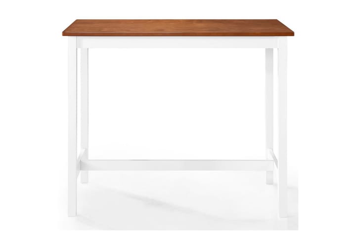 Baaripöytä täyspuu 108x60x91 cm - Ruskea - Huonekalut - Pöydät - Baaripöydät & seisomapöydät