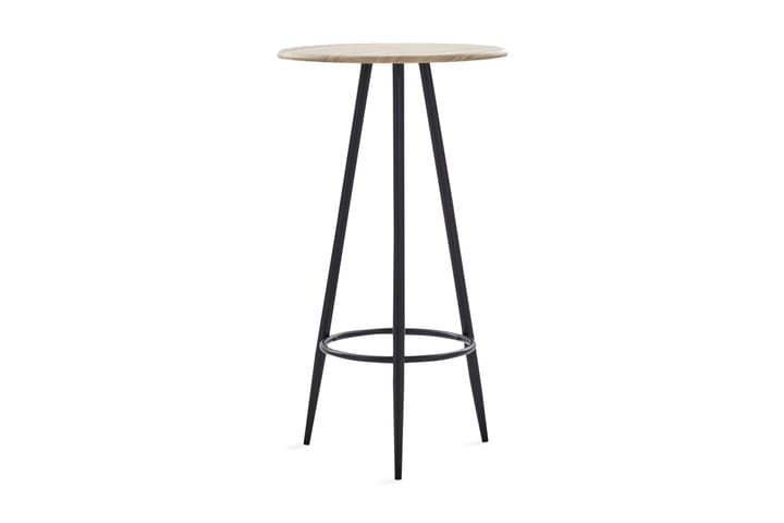 Baaripöytä tammi 60x107,5 cm MDF - Ruskea - Puutarhakalusteet - Terassipöydät - Sivupöydät ulos
