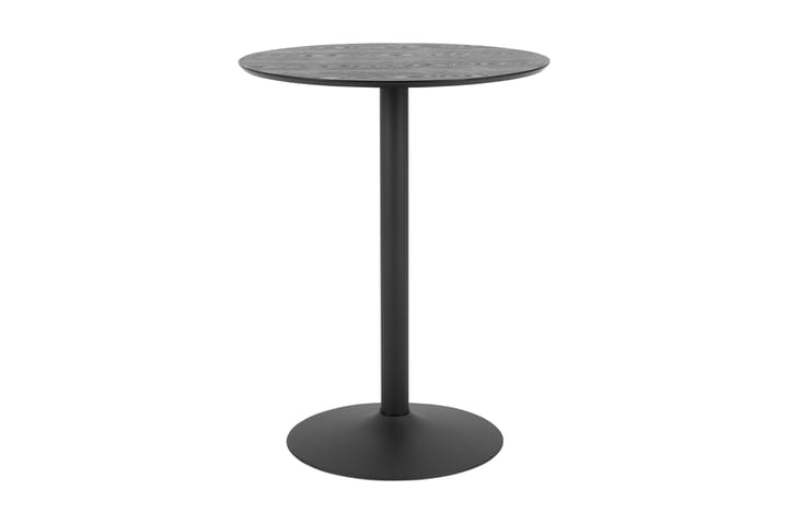 Barbord Ibizor 80 cm Pyöreä - Musta/Matta Musta - Huonekalut - Pöydät - Baaripöydät & seisomapöydät